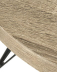 Mansel Retro Mid Century Round Coffee Table - From Where Finds - 