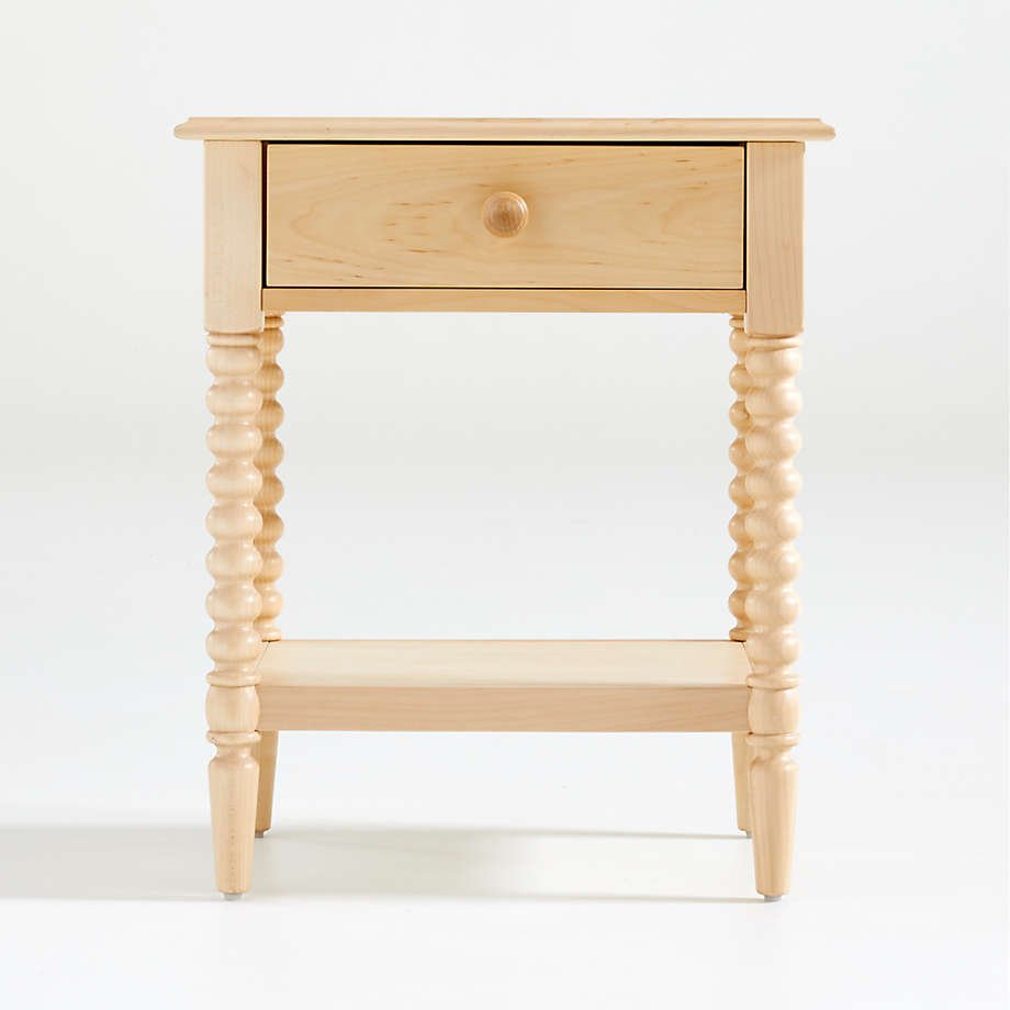 Maple Wood Nightstand - From Where - 