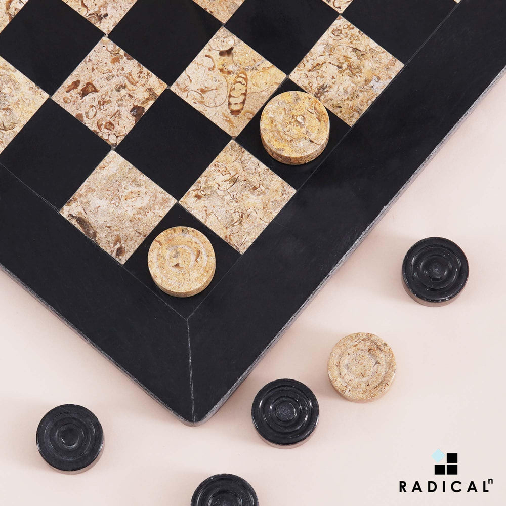 Marble Checkers Board Game - From Where - 
