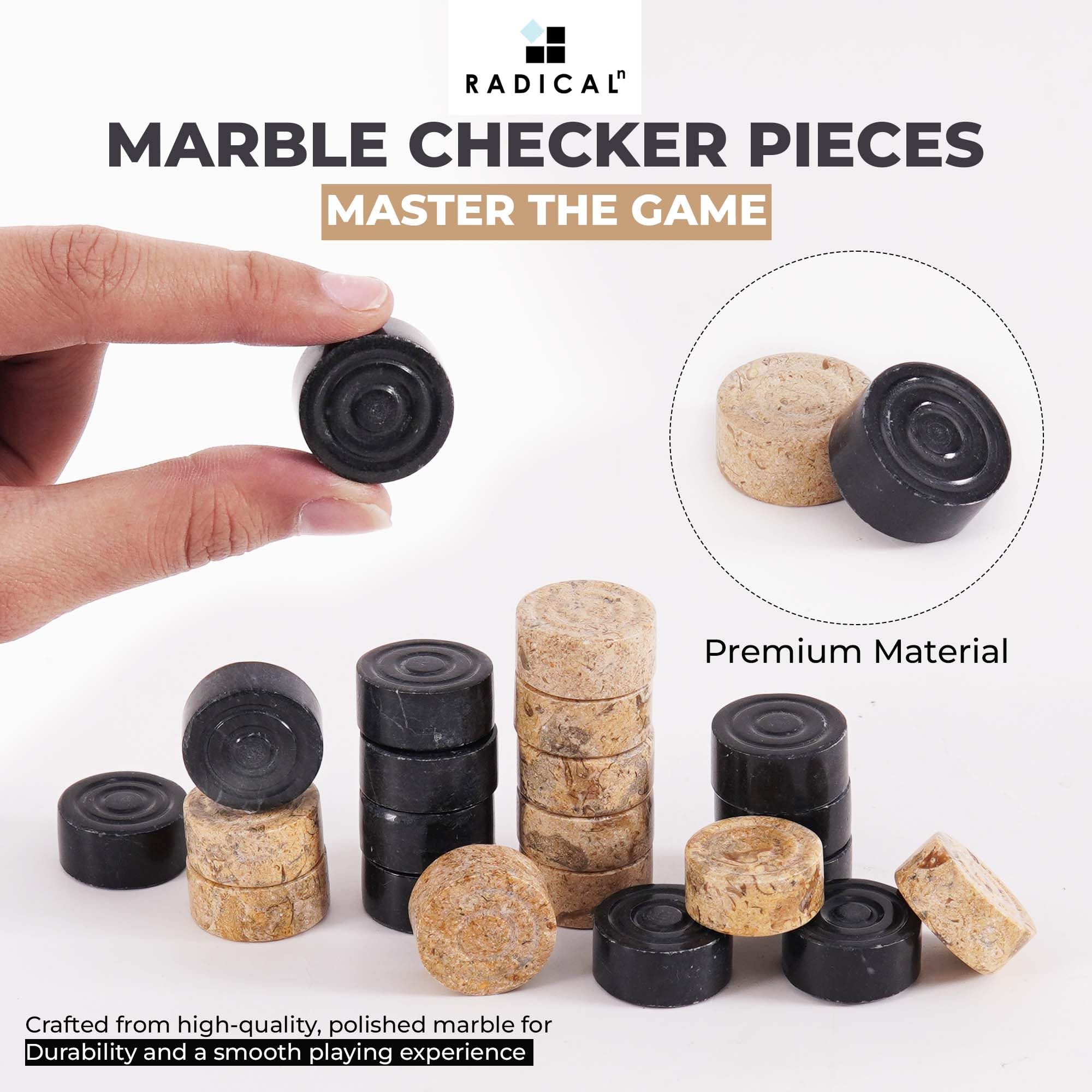 Marble Checkers Board Game - From Where - 