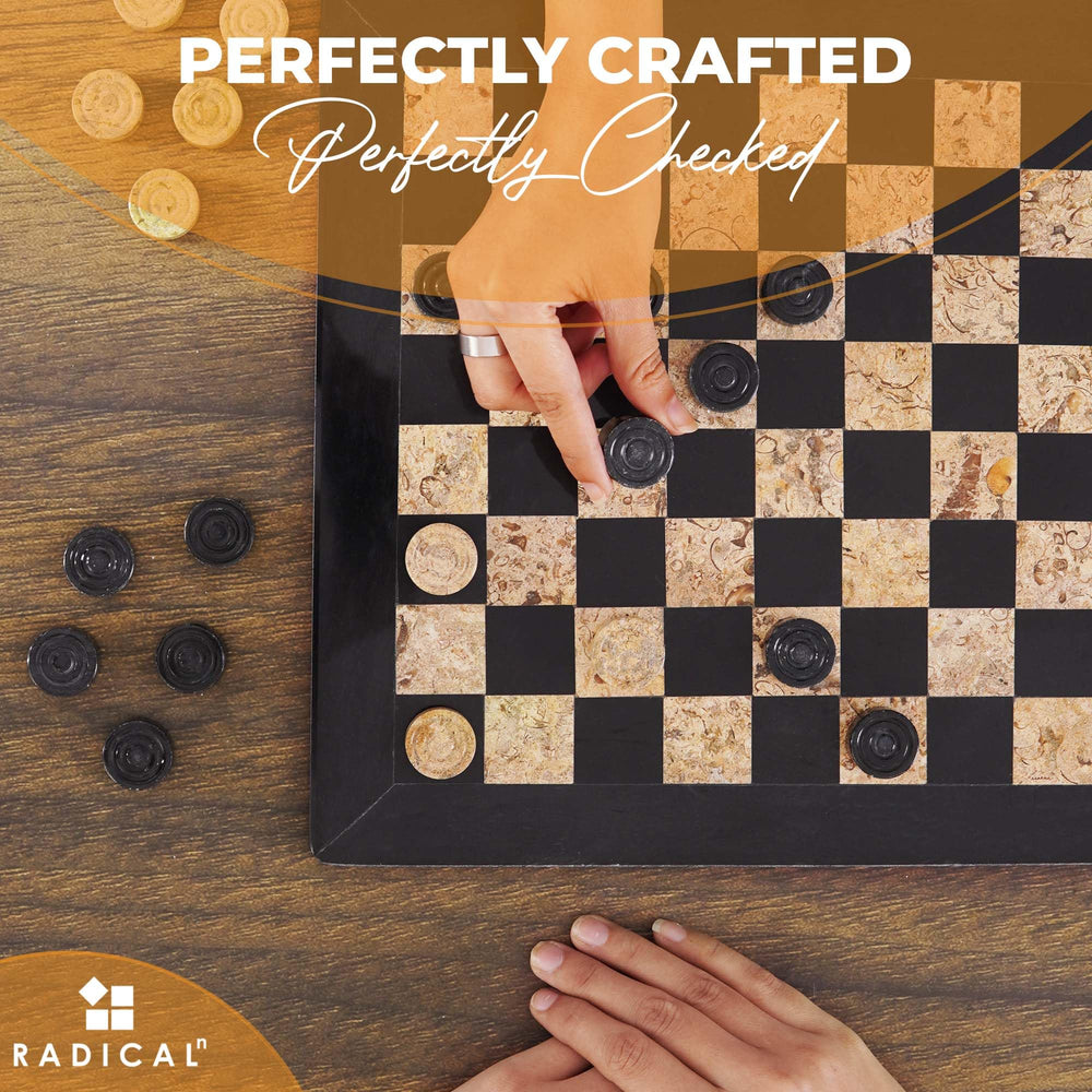 Marble Checkers Board Game - From Where - 