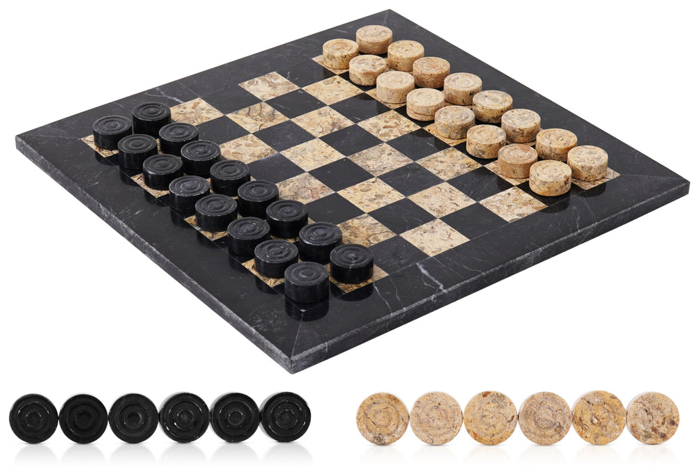 Marble Checkers Board Game - From Where - 