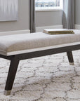 Maretto Bench in Espresso Brown - From Where - 