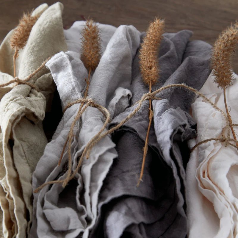 Maria Napkin 100% Linen - From Where Finds - 