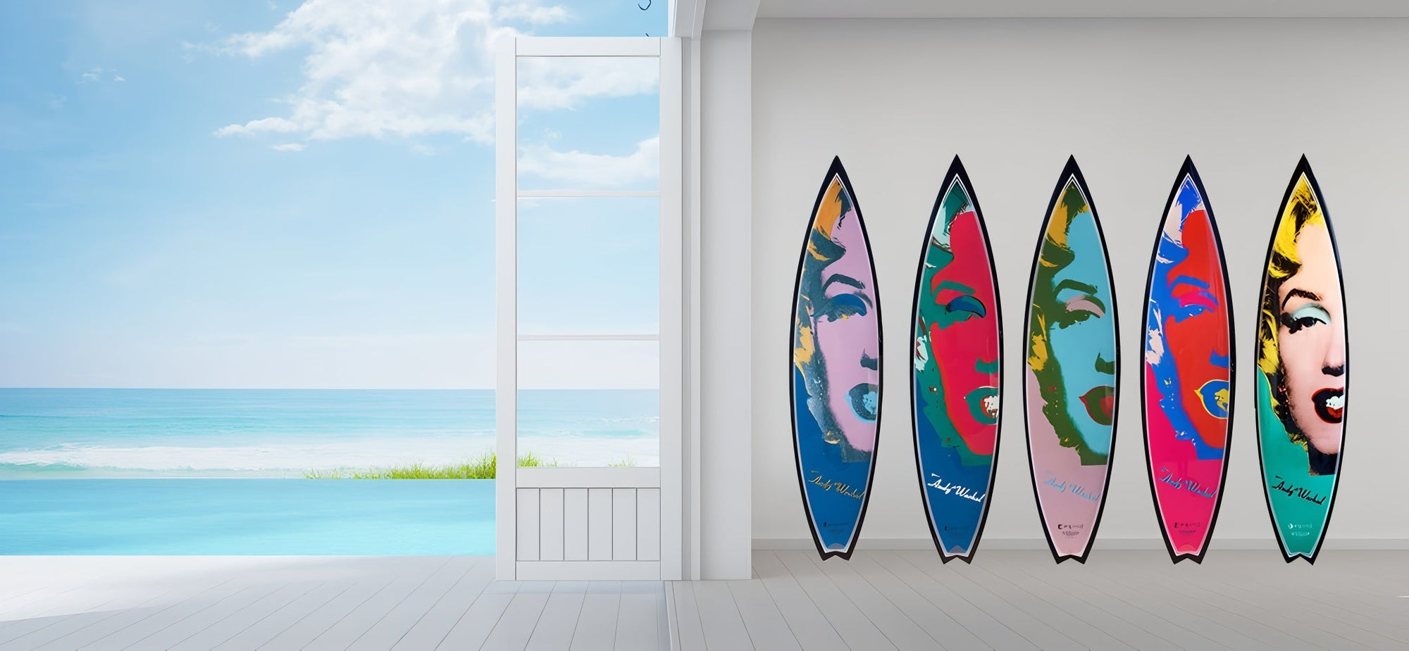 Marilyn Surfboard by Andy Warhol - From Where - 