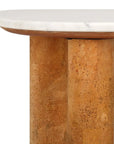Marilynn Cork Console Table with Marble Top - From Where Finds - 
