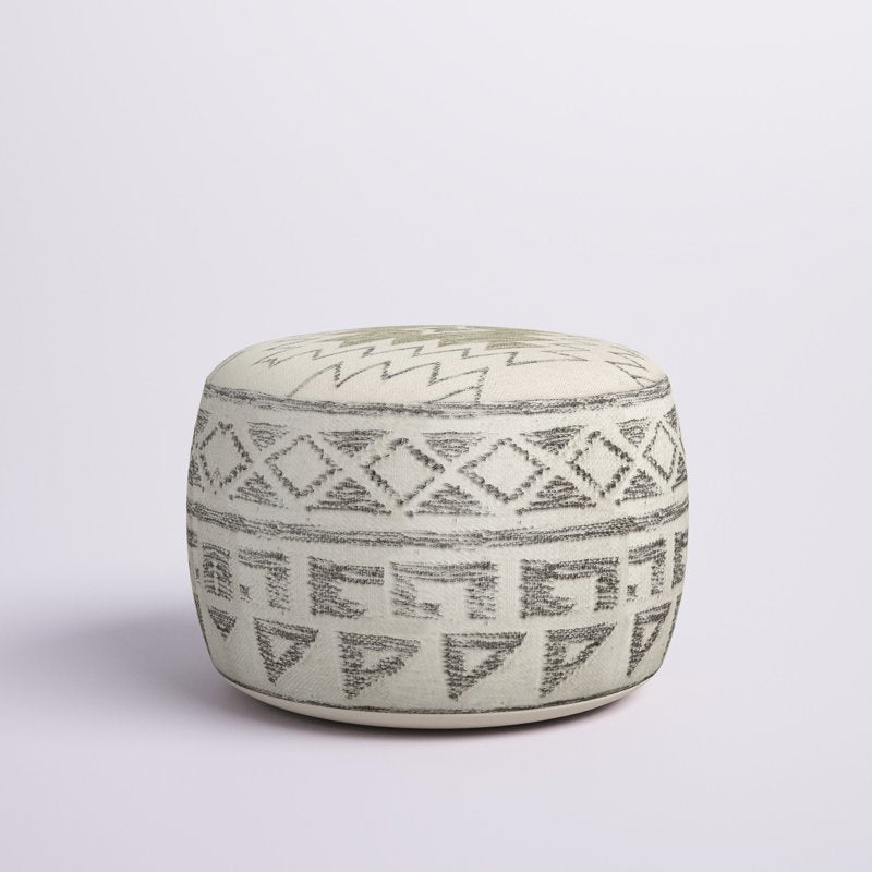 Mariya Velvet Square Pouf Ottoman - From Where - 