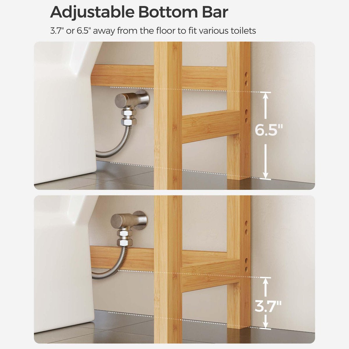 Marzel Freestanding Over The Toilet Storage - From Where - 