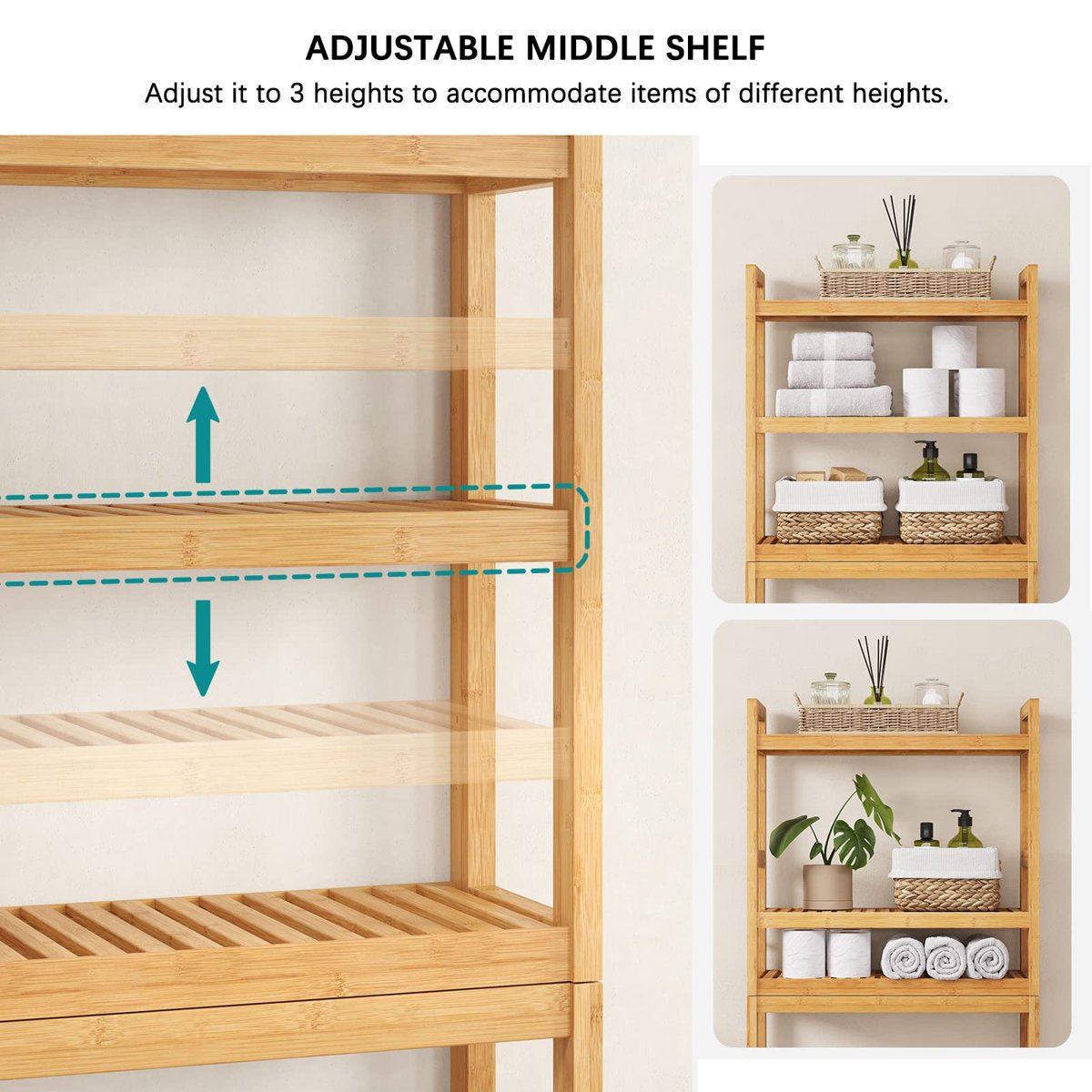 Marzel Freestanding Over The Toilet Storage - From Where - 