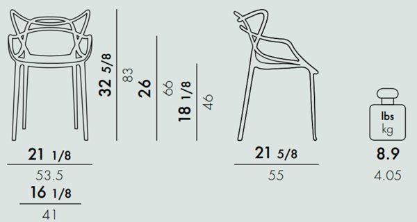 Masters Armchair (Set of 2) - From Where - 