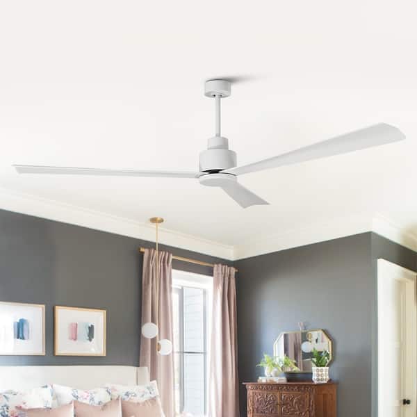 Matte Black Industrial Ceiling Fan - From Where - 