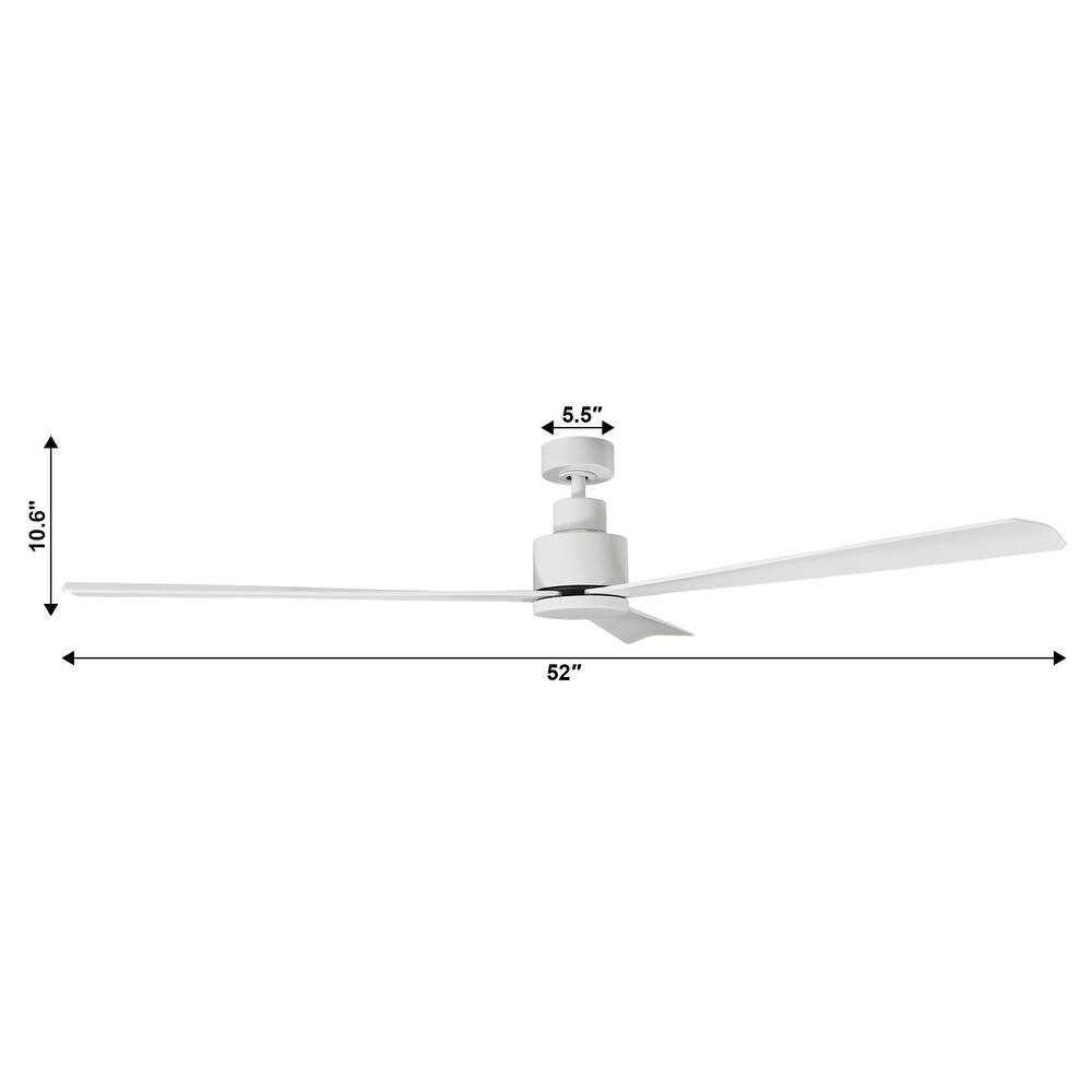 Matte Black Industrial Ceiling Fan - From Where - 