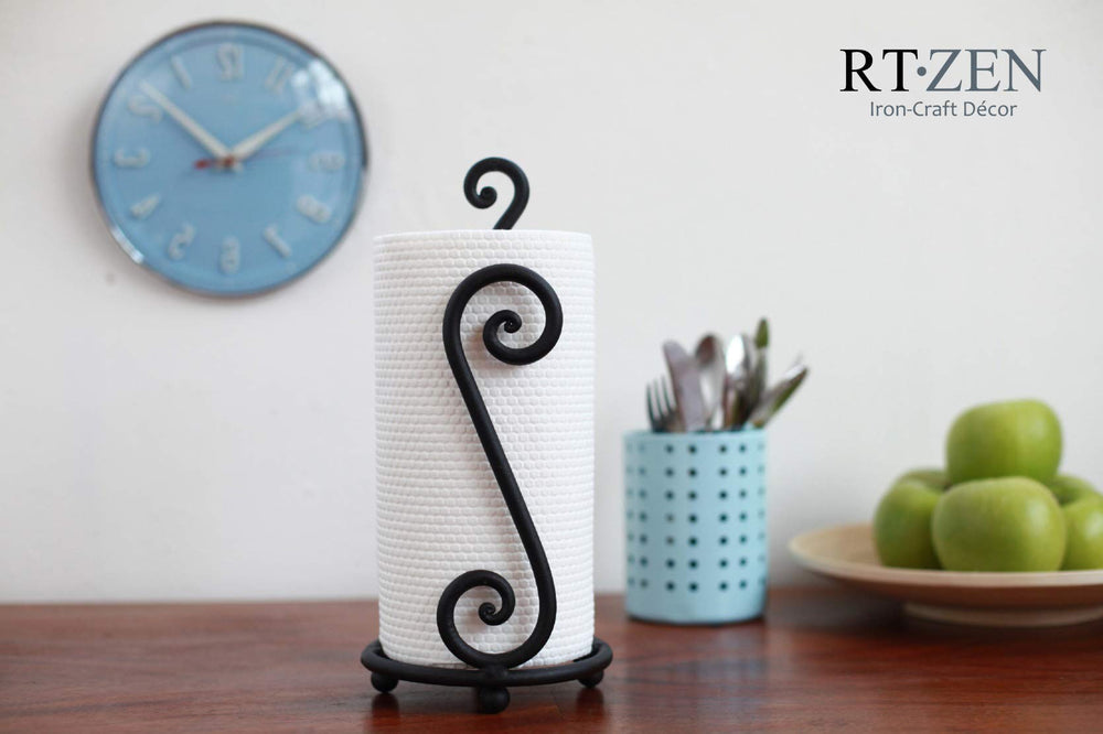 Matte Black Paper Towel Holder - From Where - 