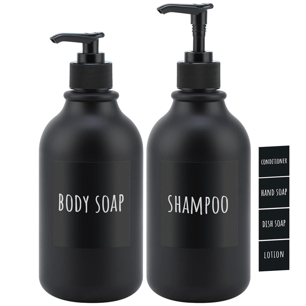 Matte Black Shampoo Dispenser - From Where - 