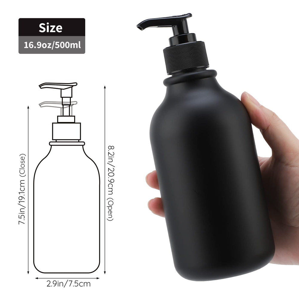 Matte Black Shampoo Dispenser - From Where - 