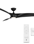 Matte Black Zephyr Smart Ceiling Fan - From Where Finds - 
