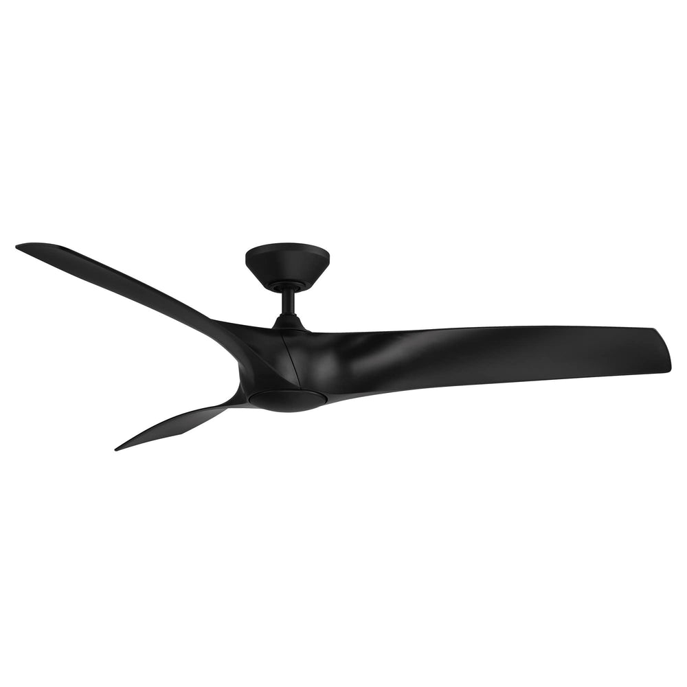 Matte Black Zephyr Smart Ceiling Fan - From Where Finds - 
