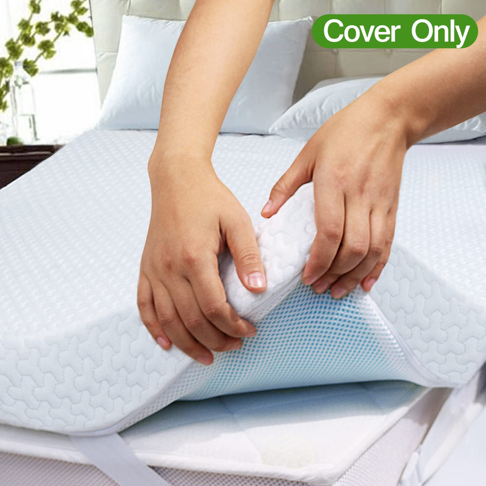 Mattress Topper Cover Queen Size (Cover Only) - From Where - 