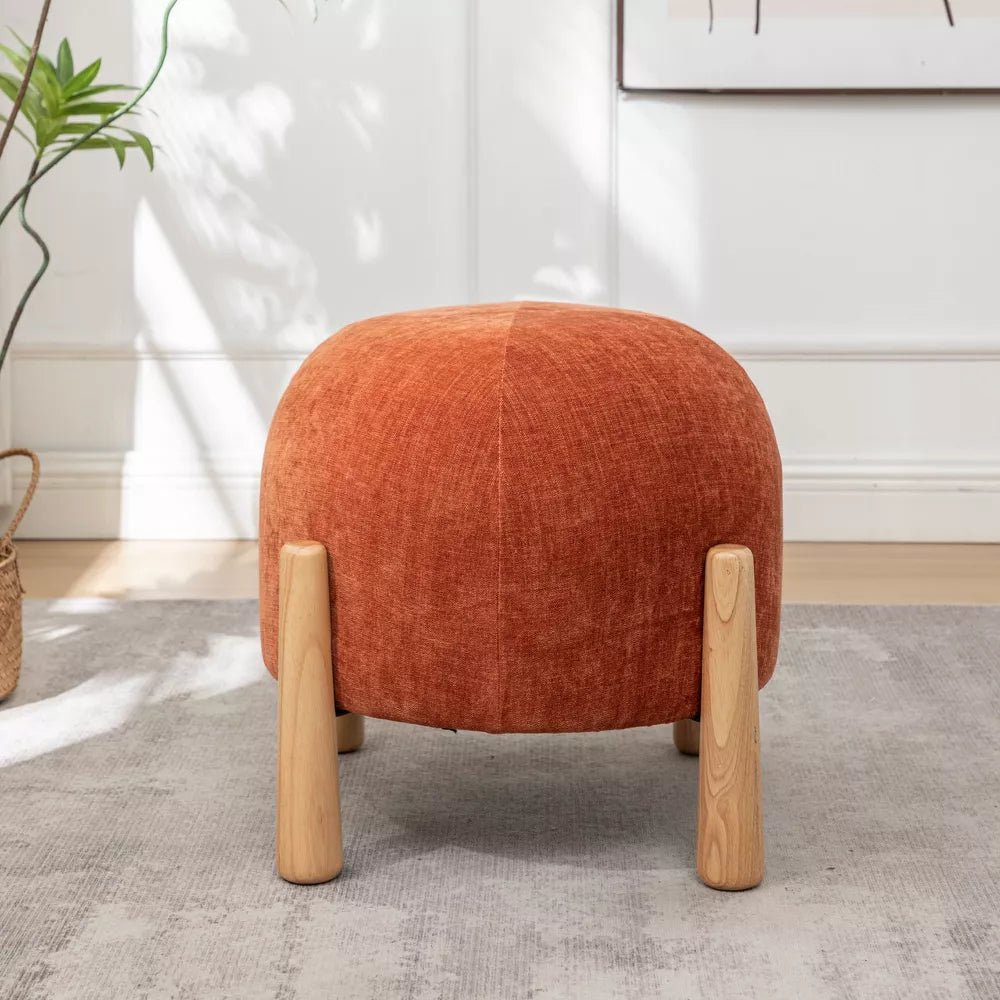 Mayfair Stackable Ottoman Russet - From Where - 