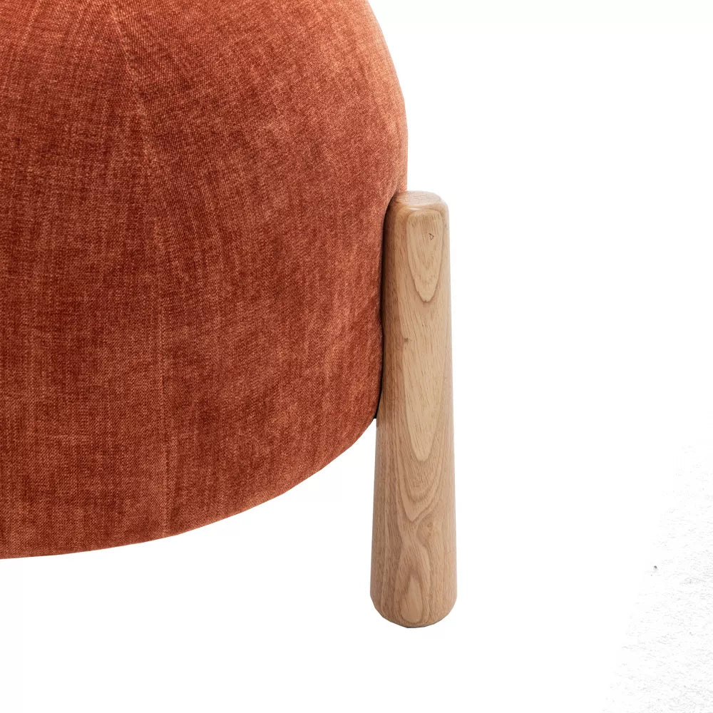Mayfair Stackable Ottoman Russet - From Where - 