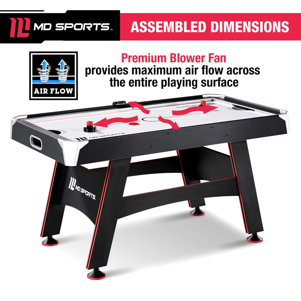 MD Sports 5 Ft. Air Hockey Table - From Where - 
