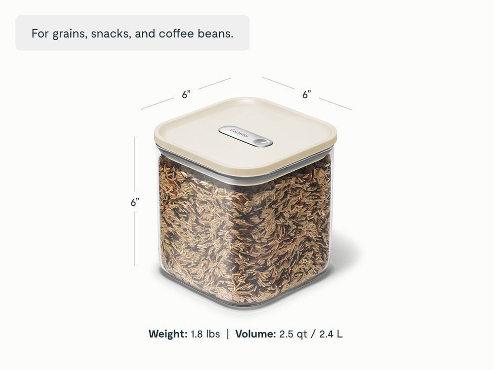 Medium Glass Airtight Container - From Where Finds - 