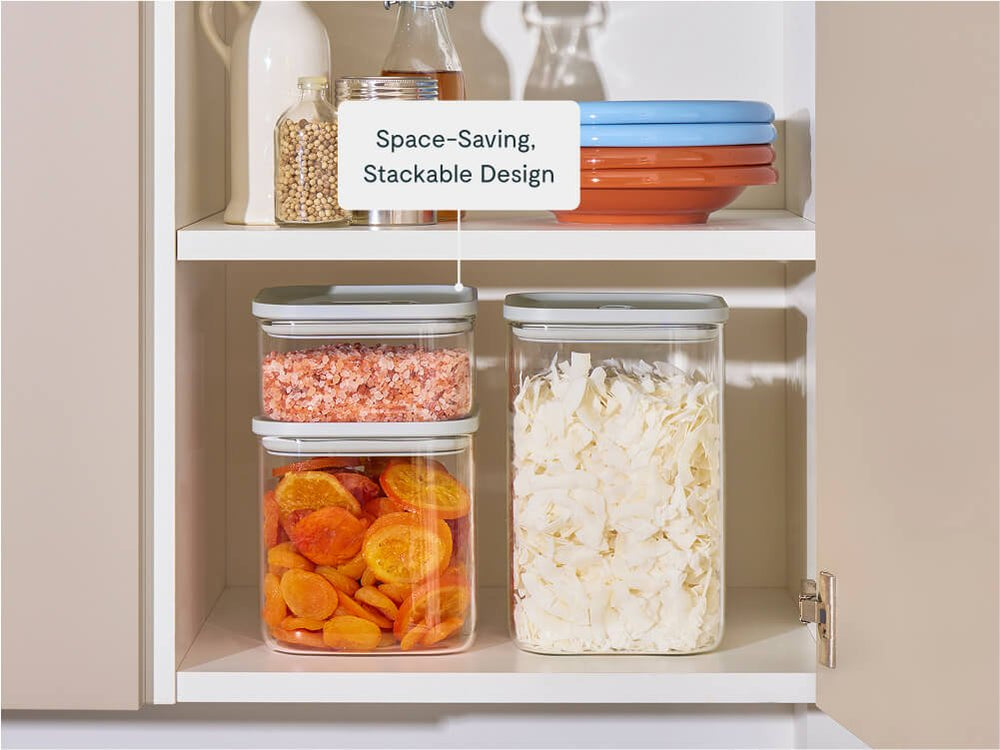 Medium Glass Airtight Container - From Where Finds - 