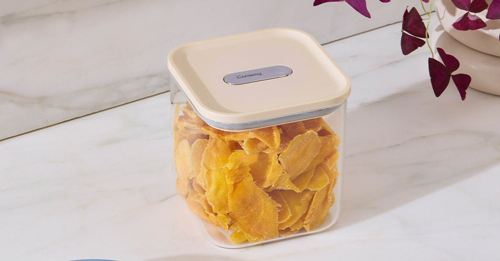 Medium Glass Airtight Container - From Where Finds - 