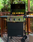 Megamaster 3 - Burner Propane Gas Grill - From Where - 