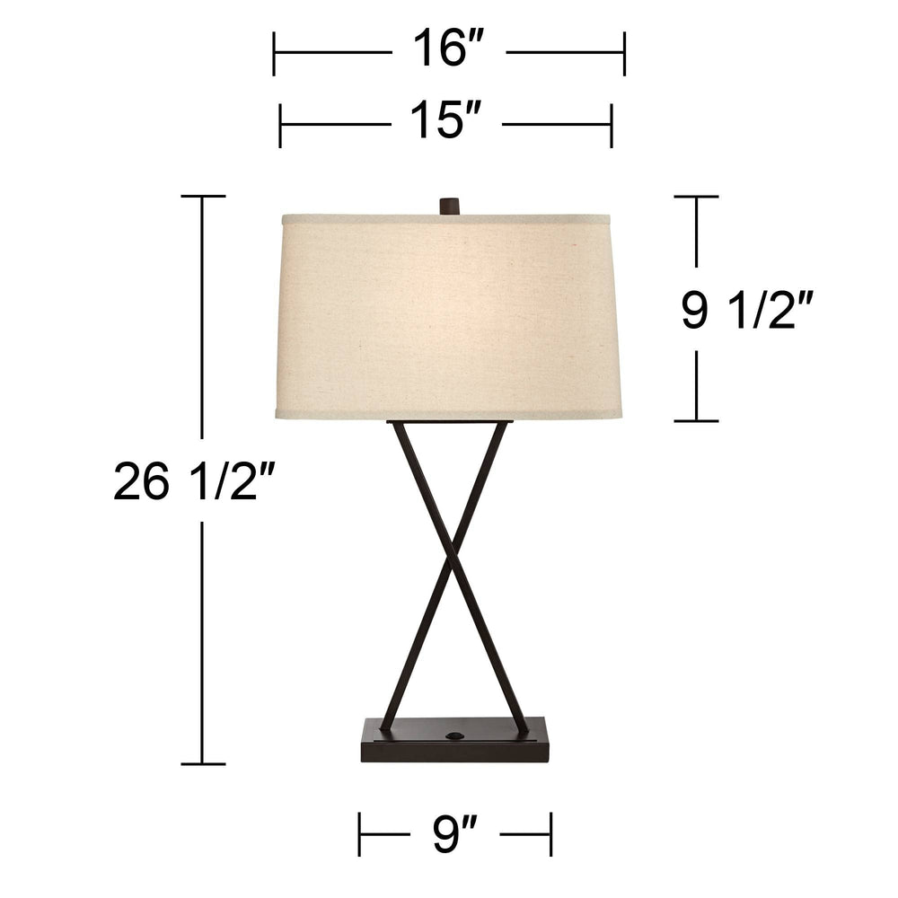 Megan Modern Table Lamp - From Where - 