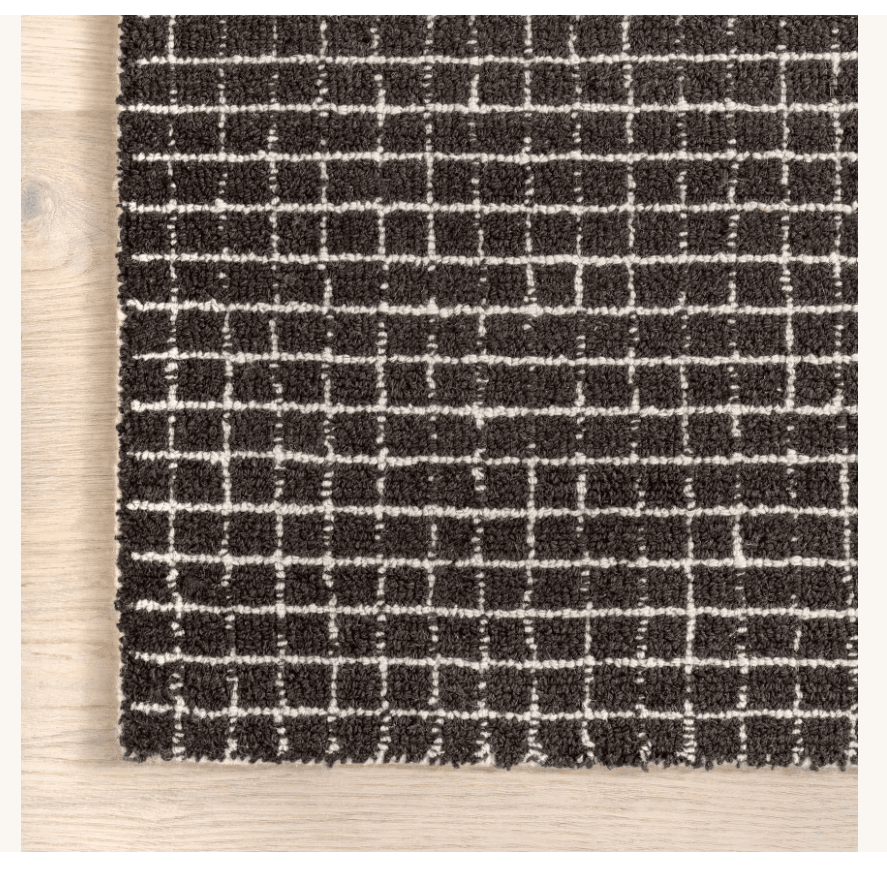 Melrose Checked Rug - From Where Finds - 