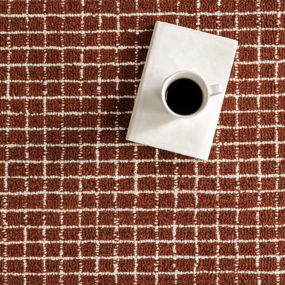 Melrose Checked Rug - From Where Finds - 