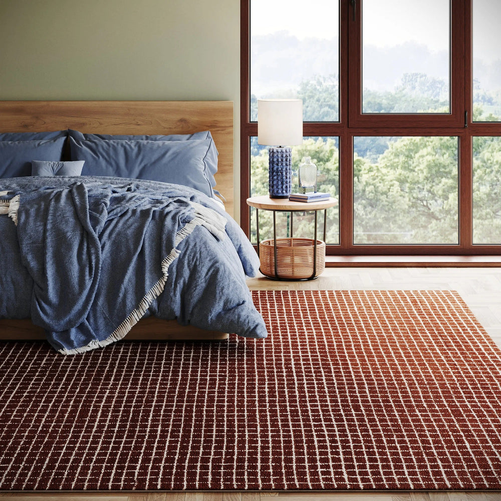 Melrose Checked Rug - From Where Finds - 