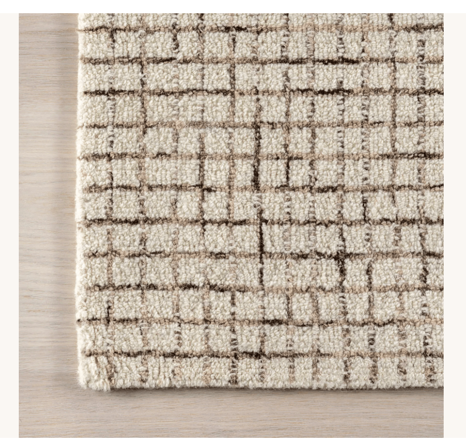 Melrose Checked Rug - From Where Finds - 