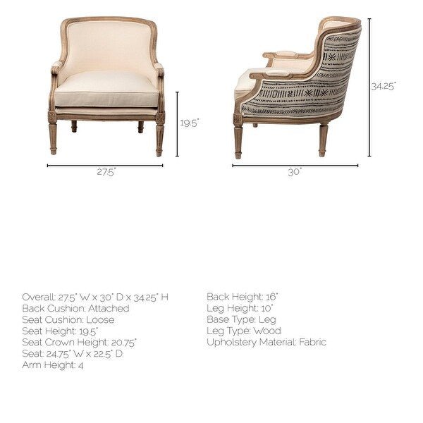 Mercana Elizabeth Chair - From Where - 