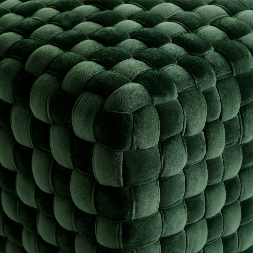 Mercedes Woven Square Ottoman - From Where - 