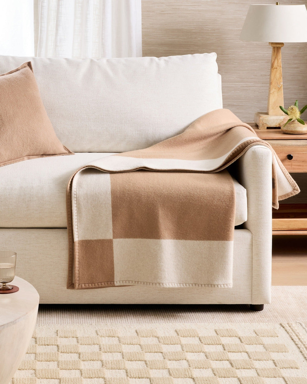 Merino Wool &amp; Cashmere Luxury Throw - From Where Finds -