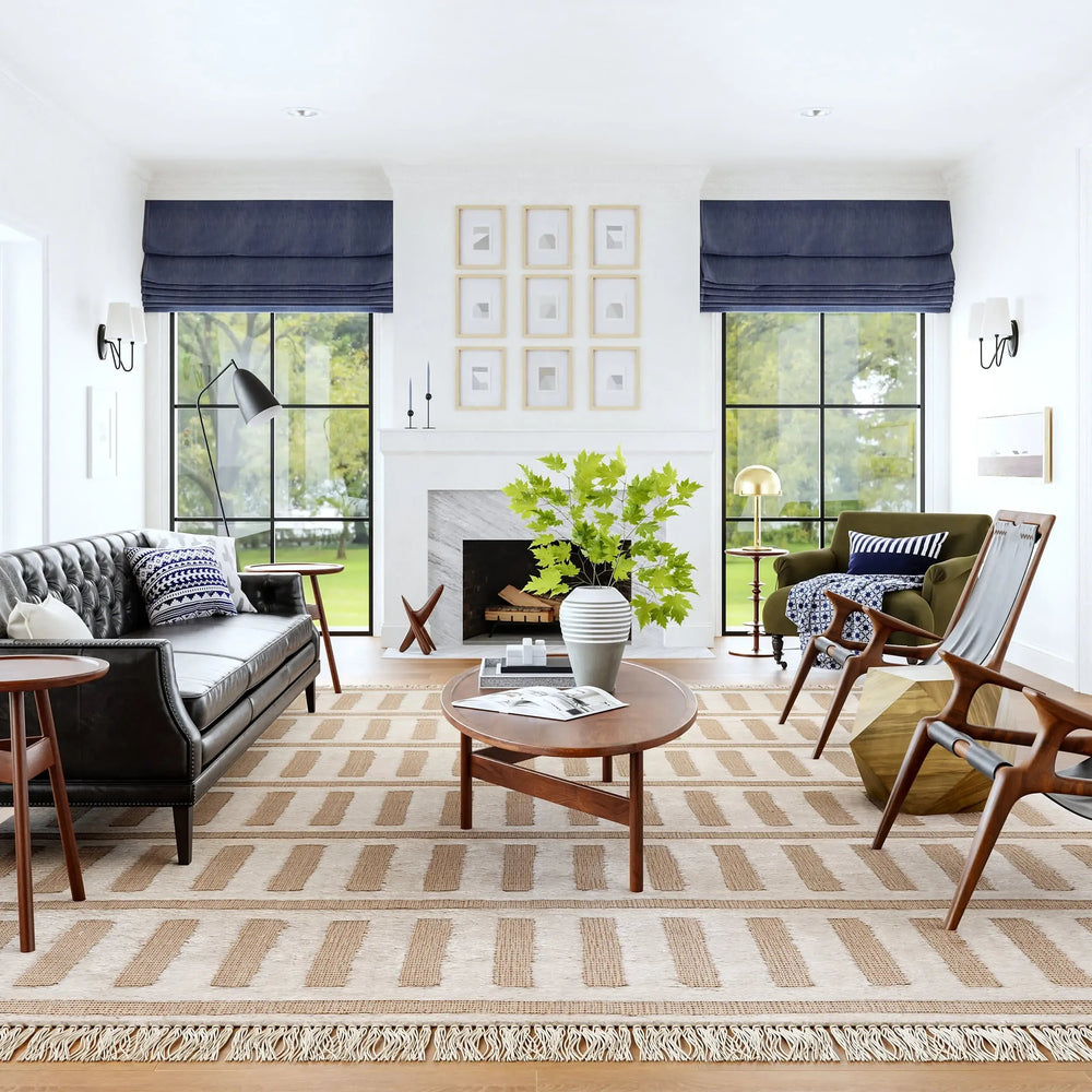 Merrick Tasseled Cotton Rug - From Where Finds - 