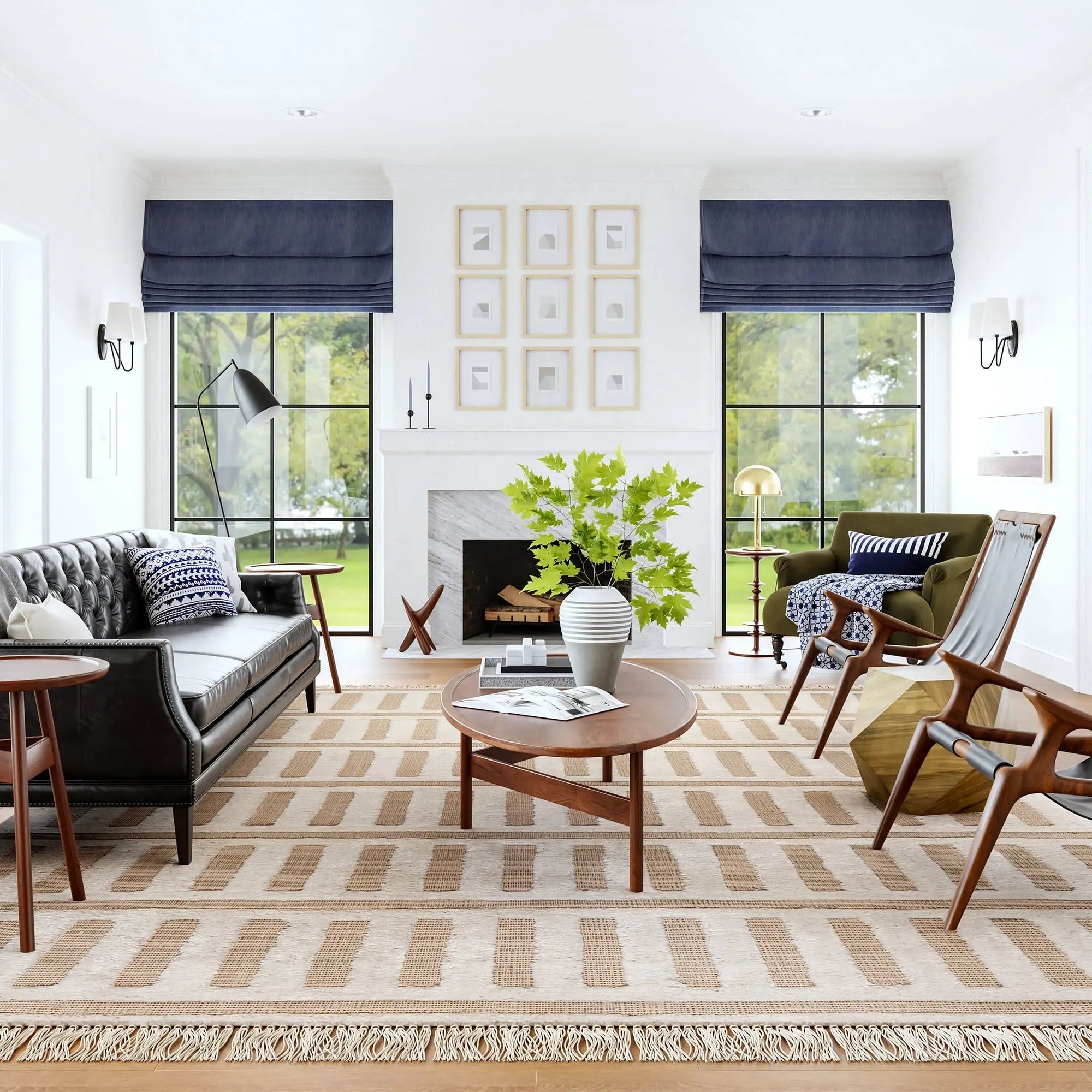 Merrick Tasseled Cotton Rug - From Where Finds - 