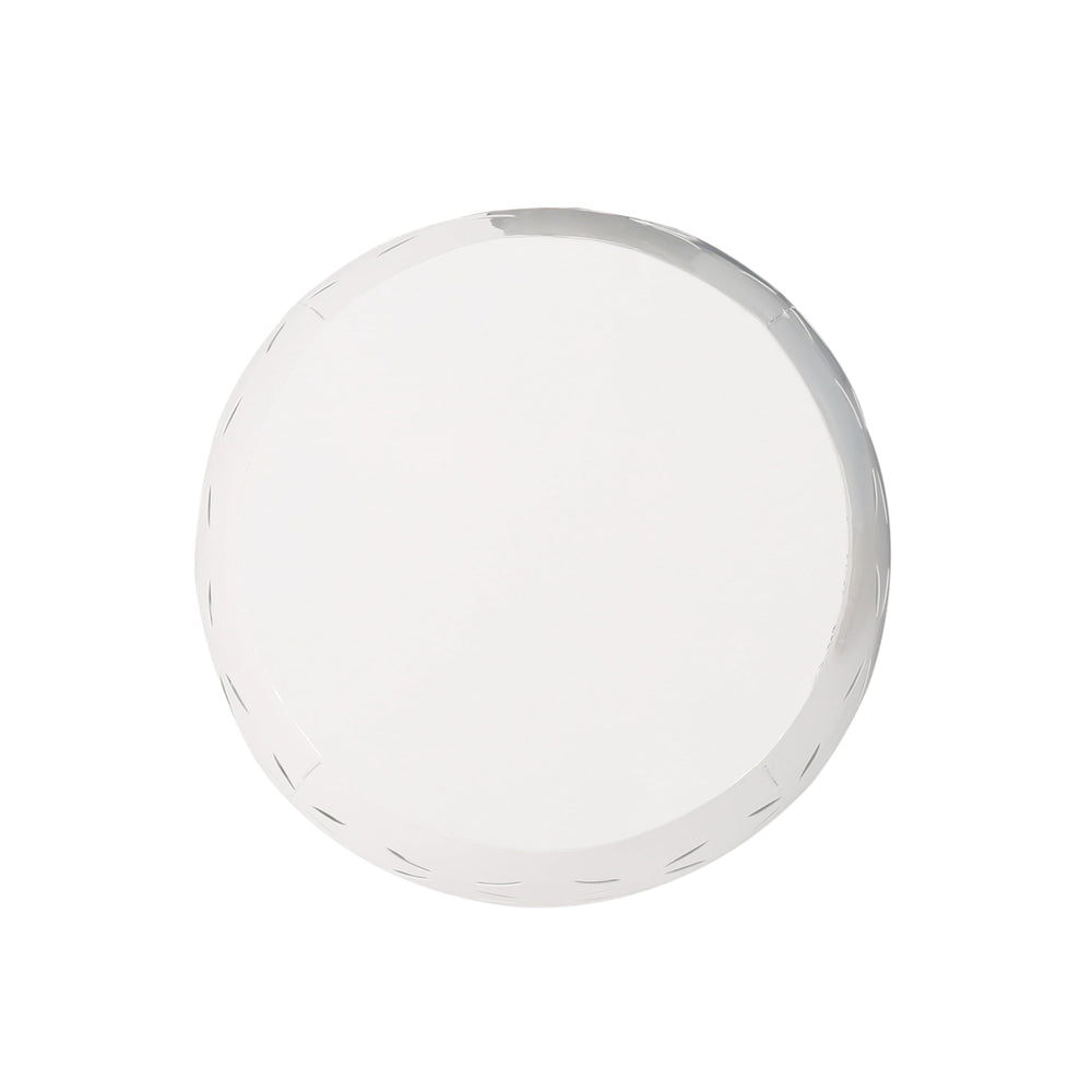 Metal 12 Inch Side Table White - From Where -