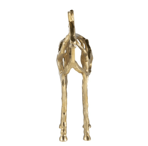 Metal 14"h Horse I llusion Sculpture Gold - From Where - 