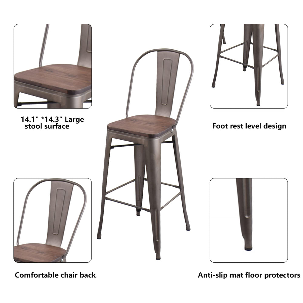 Metal Bar Counter Height Stools - From Where - 