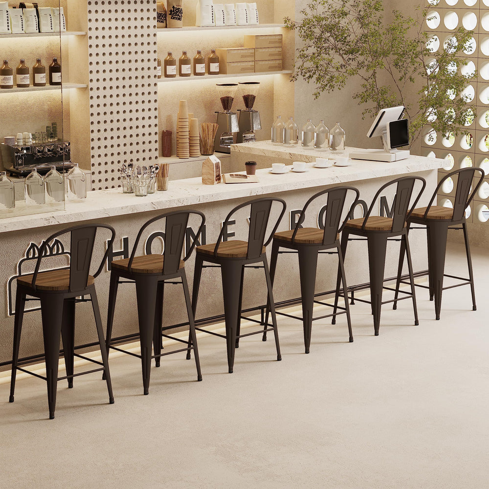 Metal Bar Counter Height Stools - From Where - 