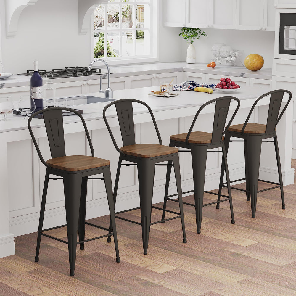 Metal Bar Counter Height Stools - From Where - 