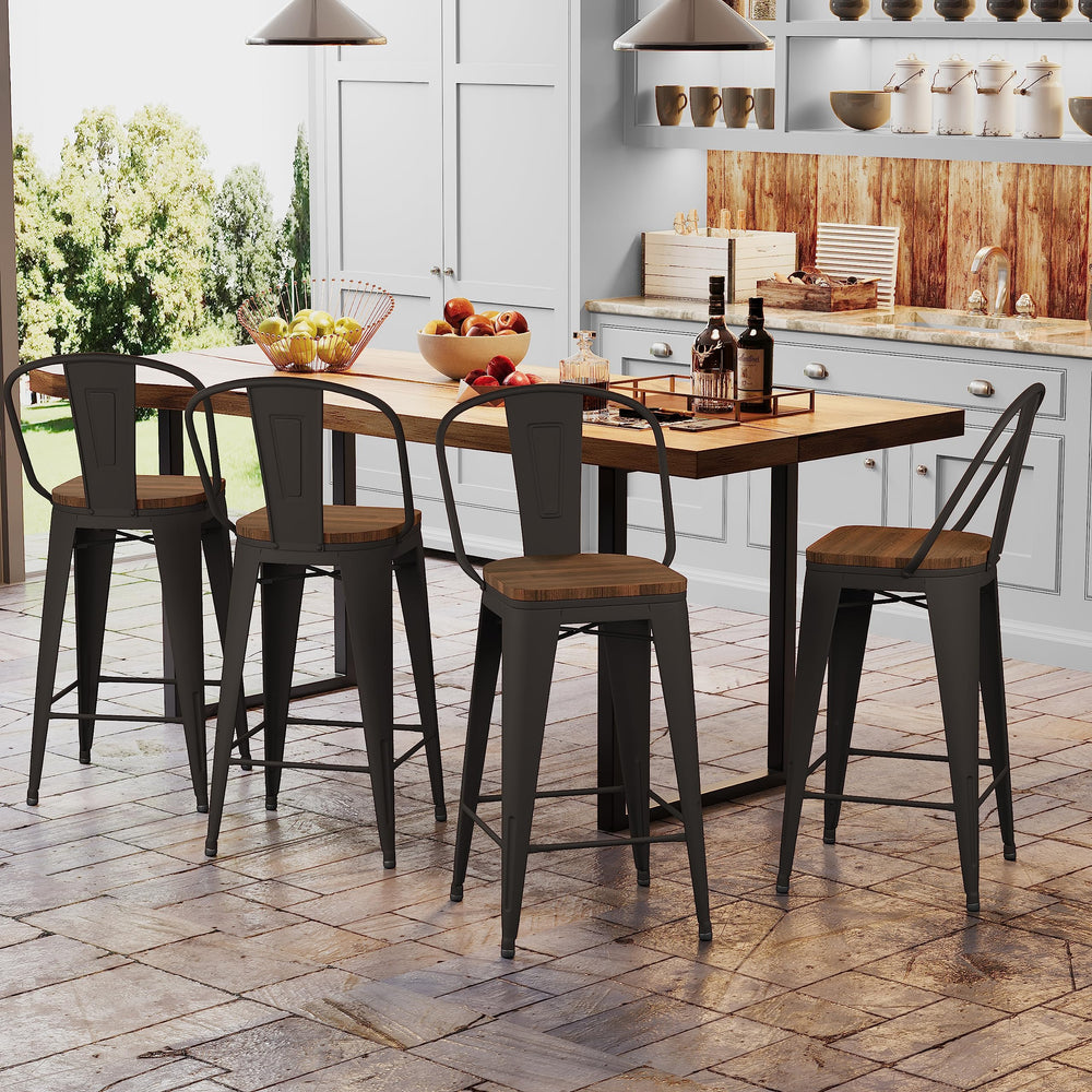 Metal Bar Counter Height Stools - From Where - 