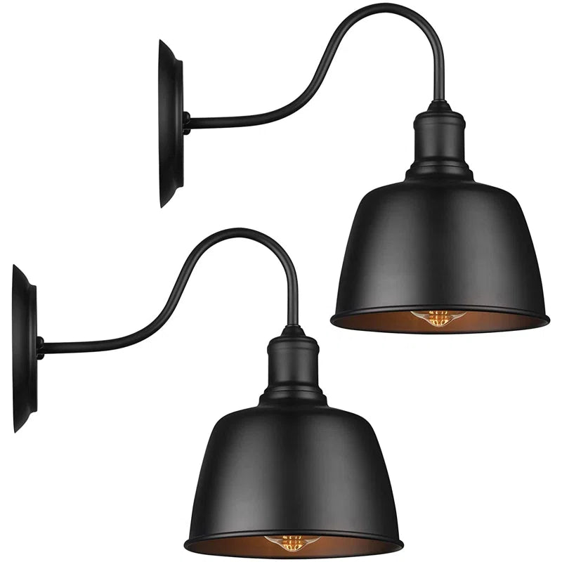 Metal Barn Wall Sconce (Set Of 2) - From Where - 