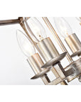 Metal Cage Antique Silver Chandelier - From Where - 