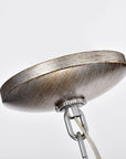 Metal Cage Antique Silver Chandelier - From Where - 