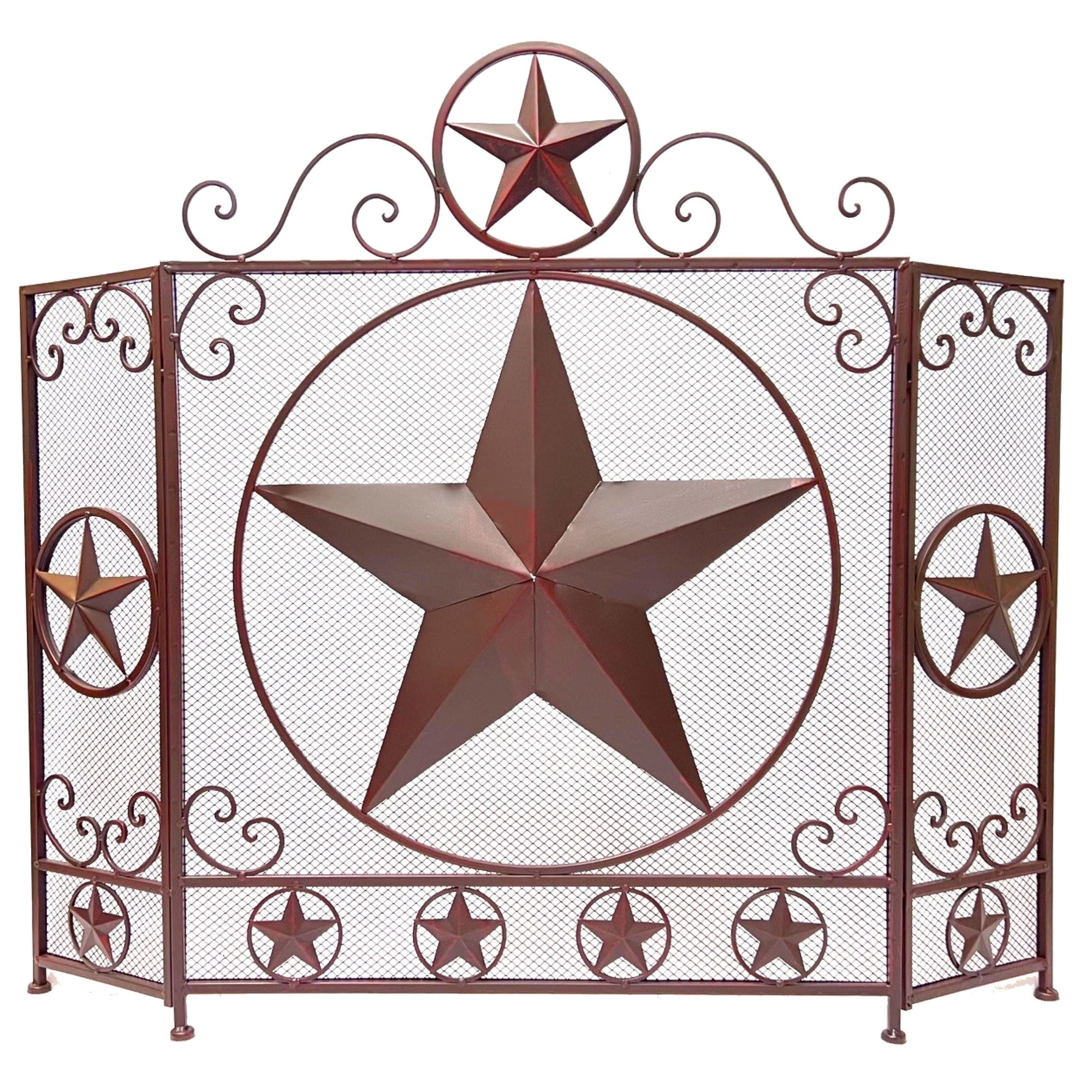Metal Foldable Fireplace Screen - From Where - 