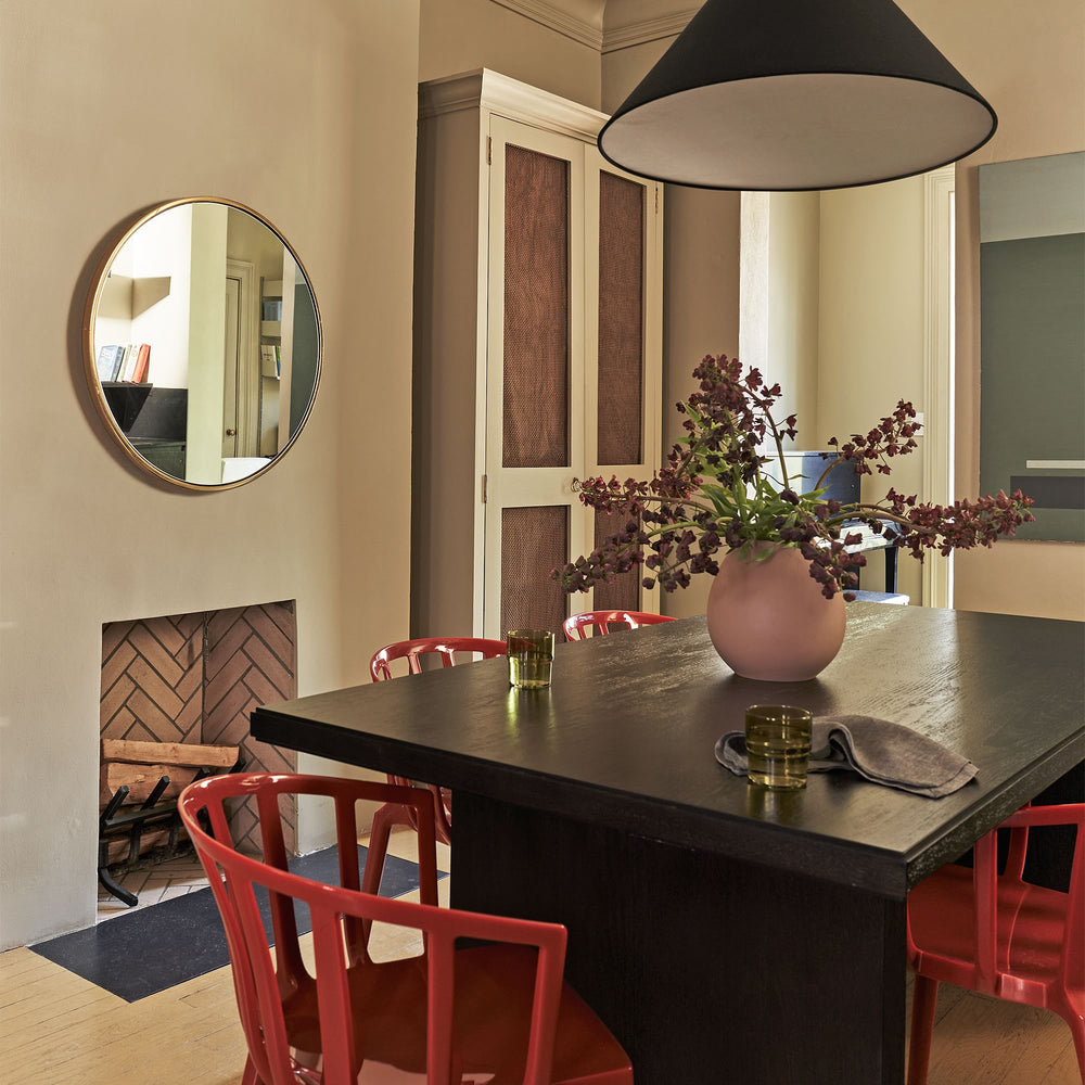 Metal Frame Round Wall Mirror